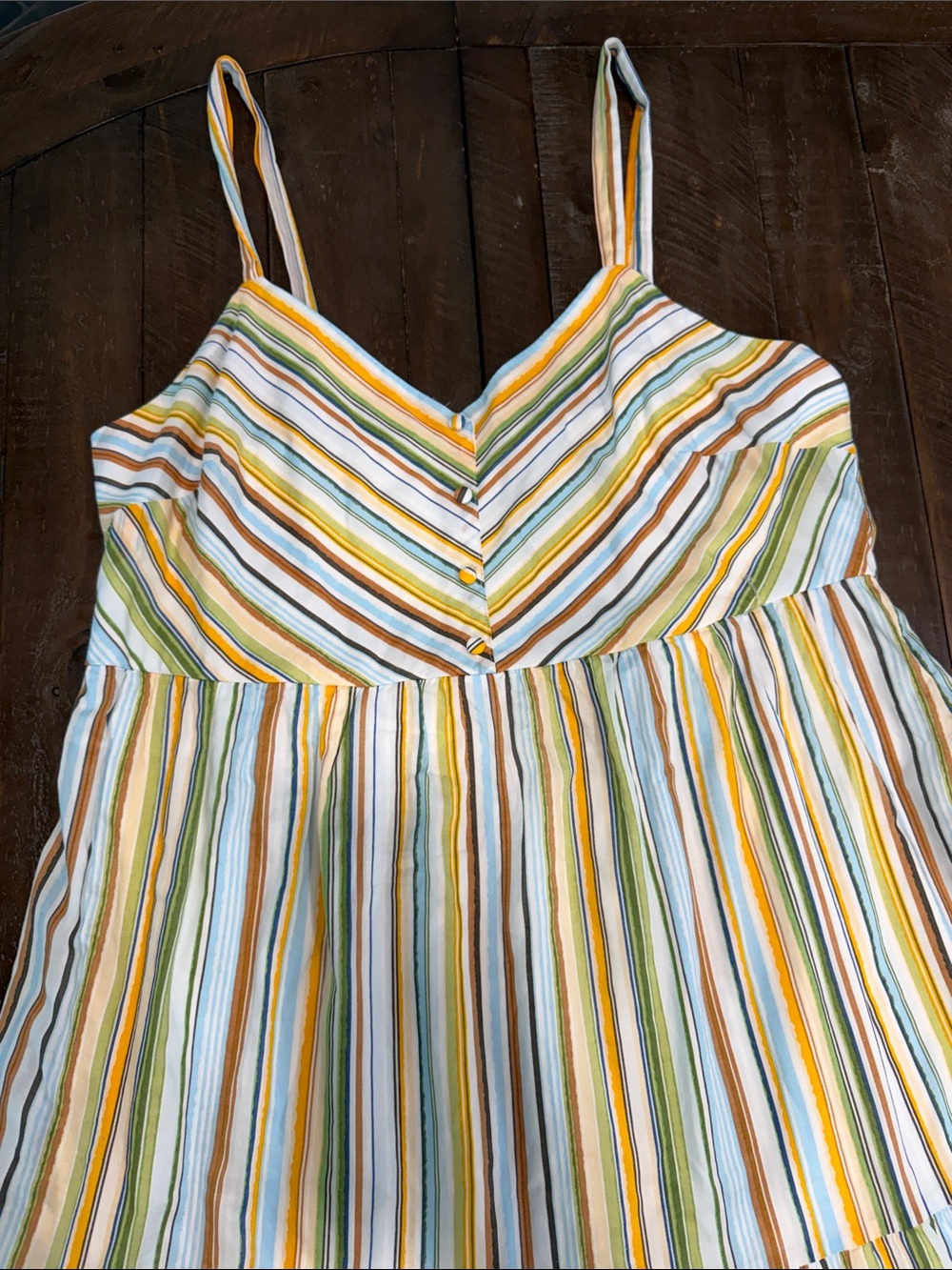 LC Lauren Conrad Multicolor Striped Spaghetti Strap Camisole